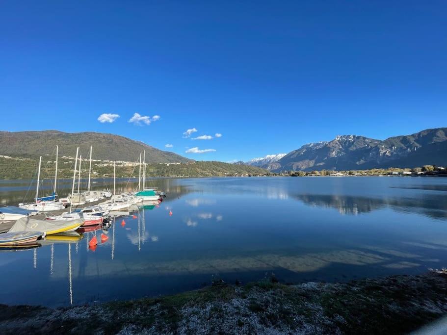 Fronte LagoResidencegarden, Moderno Appartamento Calceranica al Lago Esterno foto